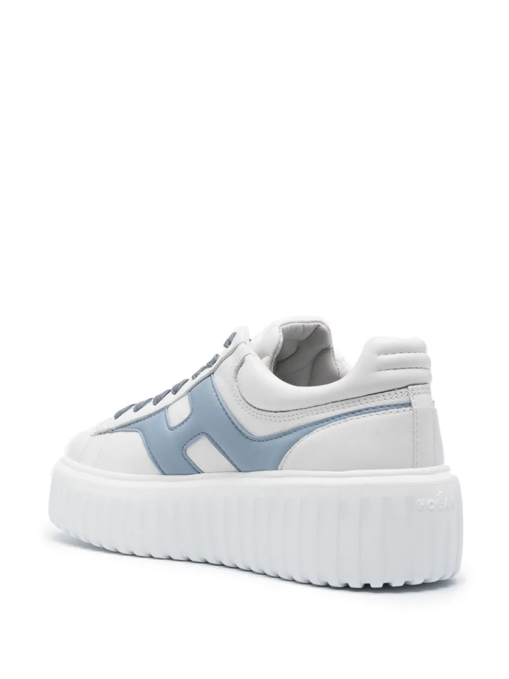 H-stripes leather sneakers