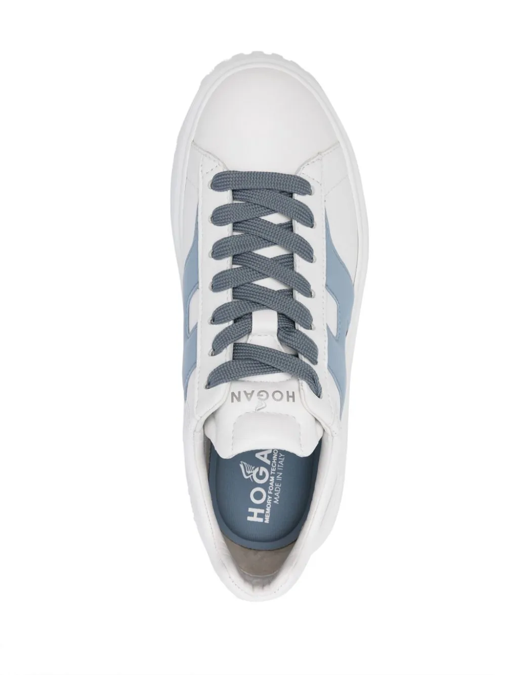 H-stripes leather sneakers