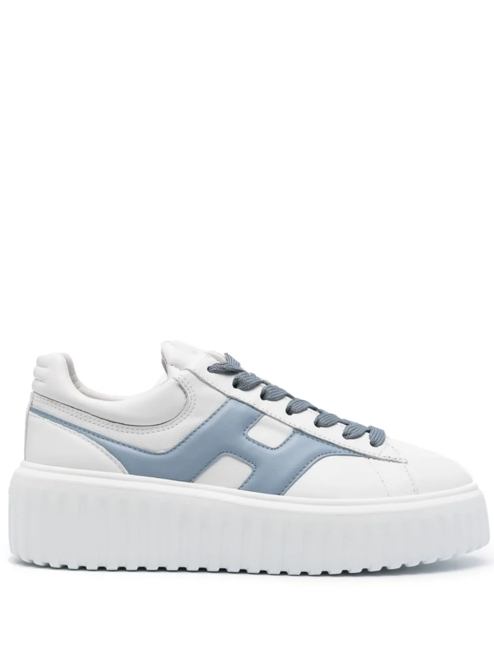 H-stripes leather sneakers
