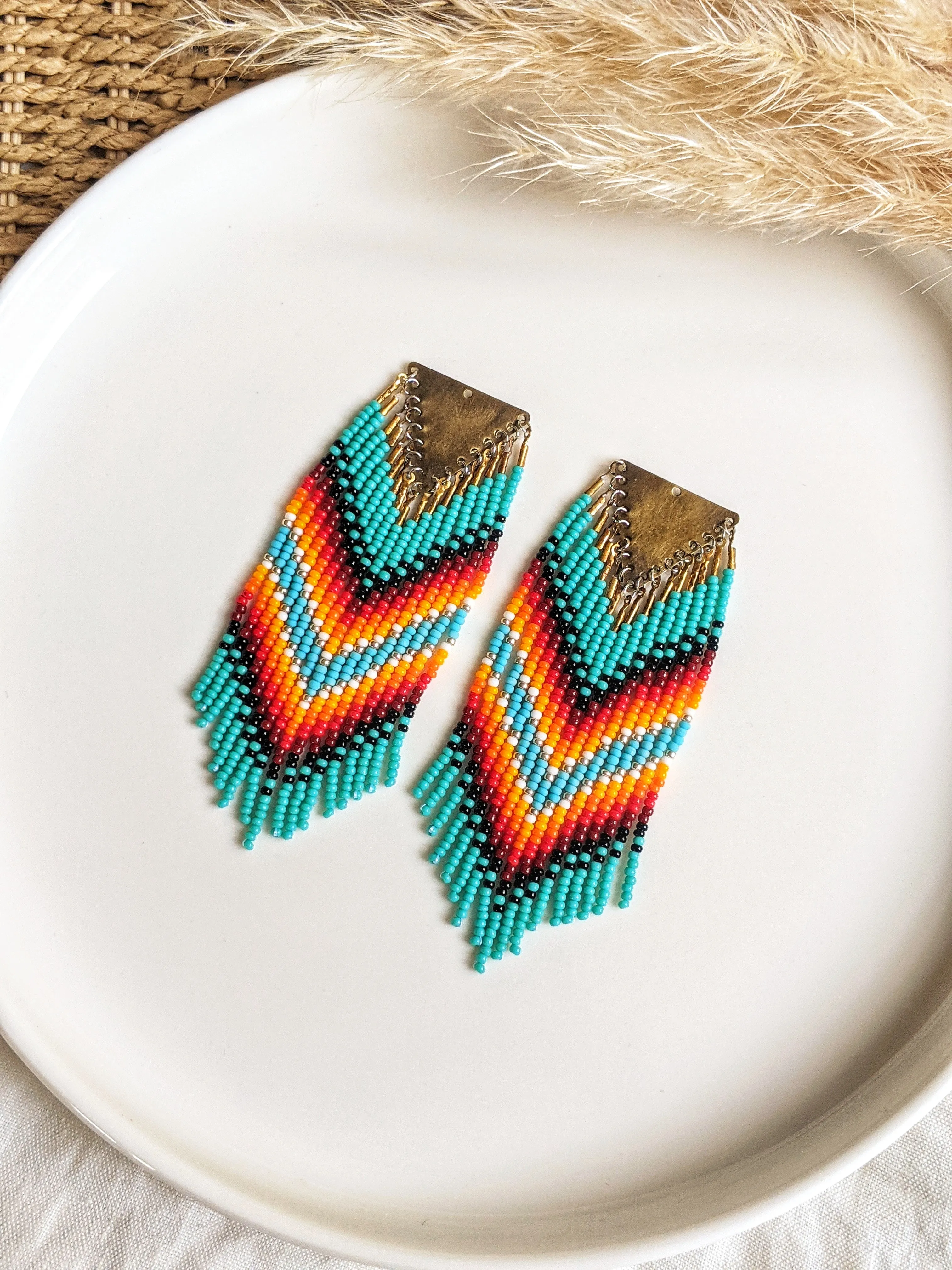 Ha'a Turquoise Classic Native Earrings