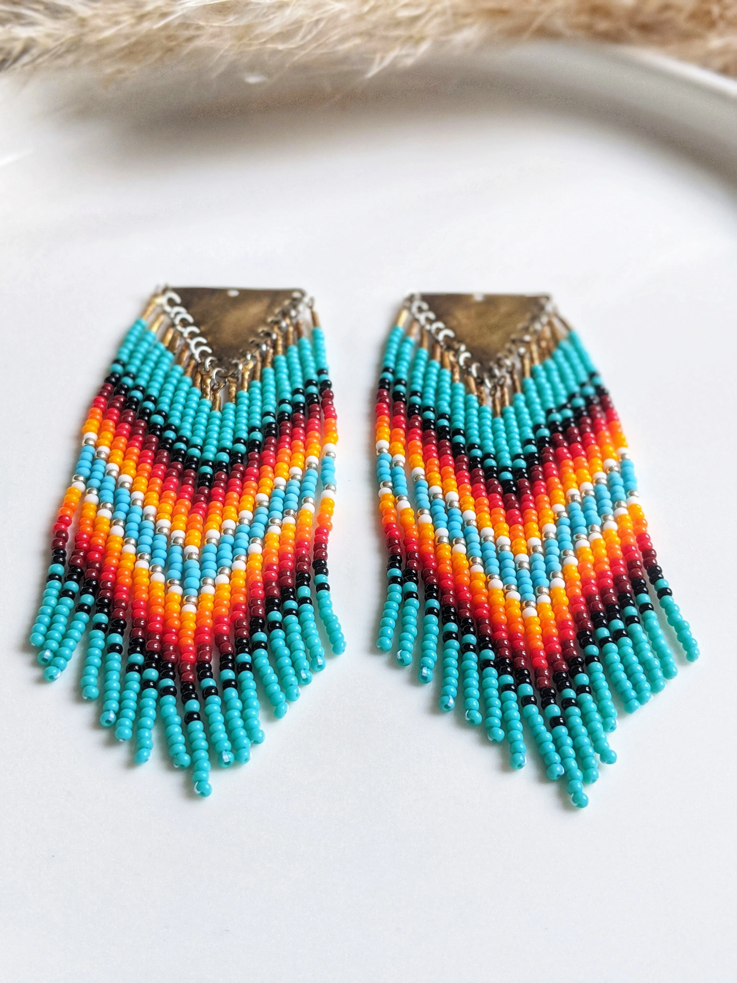 Ha'a Turquoise Classic Native Earrings