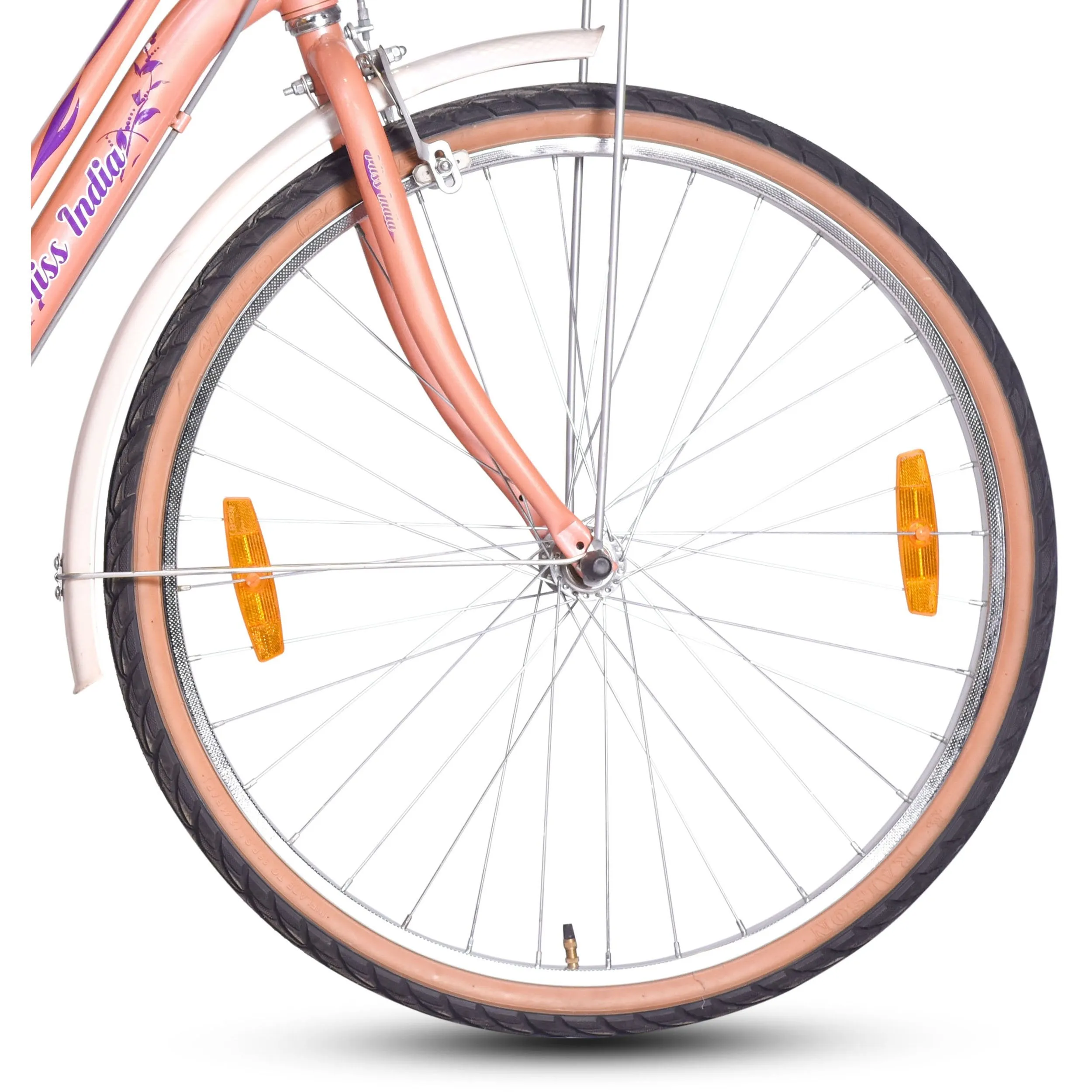 Hero Fashion 26T Single Speed Cycle (Peach)