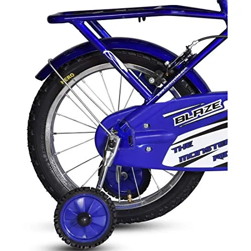 Hero Kid's Blaze 16T Kids Single Speed Cycle, 11" Steel Frame (Blue)