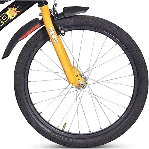 Hero Kids Unisex Blast 20T Single Speed Bike Ideal For 7 to 9 Years (Multicolour)