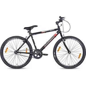 Hero Kyoto 26T Single Speed 18 inches Frame Mountain Bike (Black, Ideal For : 12  Years )