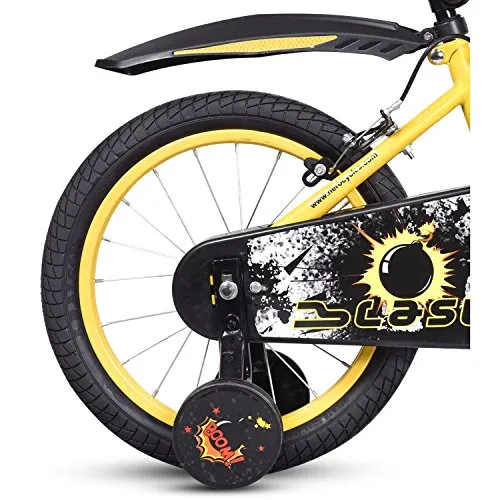Hero Unisex-Youth Blast 16T Single Speed Mountain Bike Cycle (Yellow) (Hero Blast 16T)