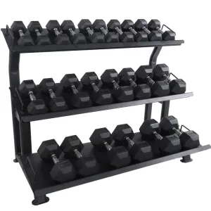 Hex Dumbbells Pack - 12 Pairs | 5kg to 25kg