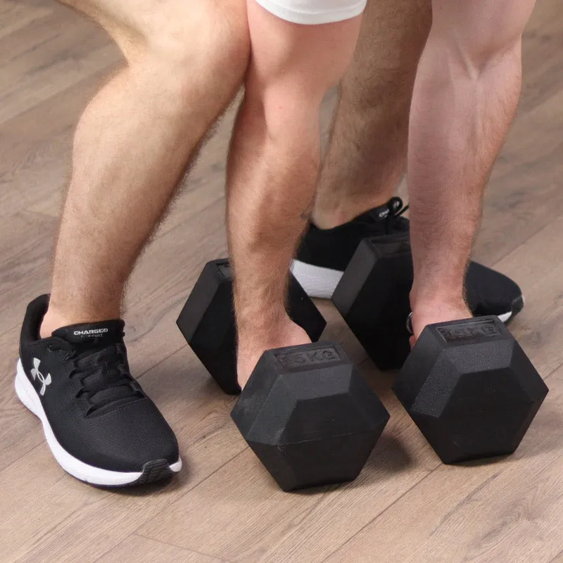 Hex Dumbbells Pack - 12 Pairs | 5kg to 25kg