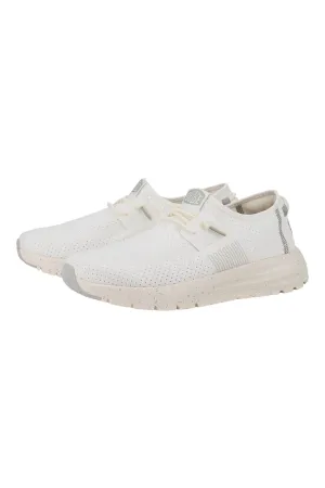 HEYDUDE Men's Sirocco Perf Mesh Shoes in White | 40967-143