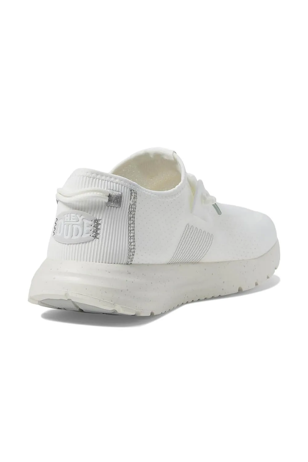 HEYDUDE Men's Sirocco Perf Mesh Shoes in White | 40967-143