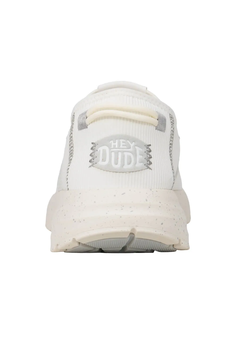 HEYDUDE Men's Sirocco Perf Mesh Shoes in White | 40967-143