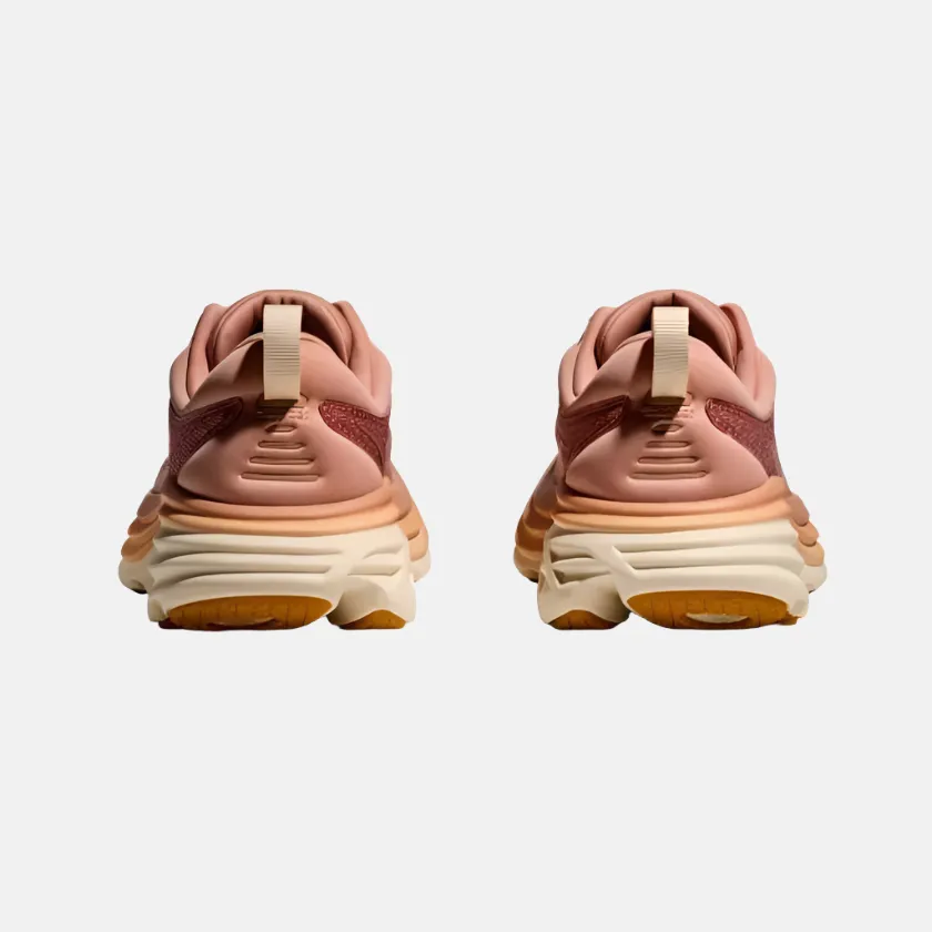 Hoka Bondi 8 Women's Running Shoes -Sandstone/Cream