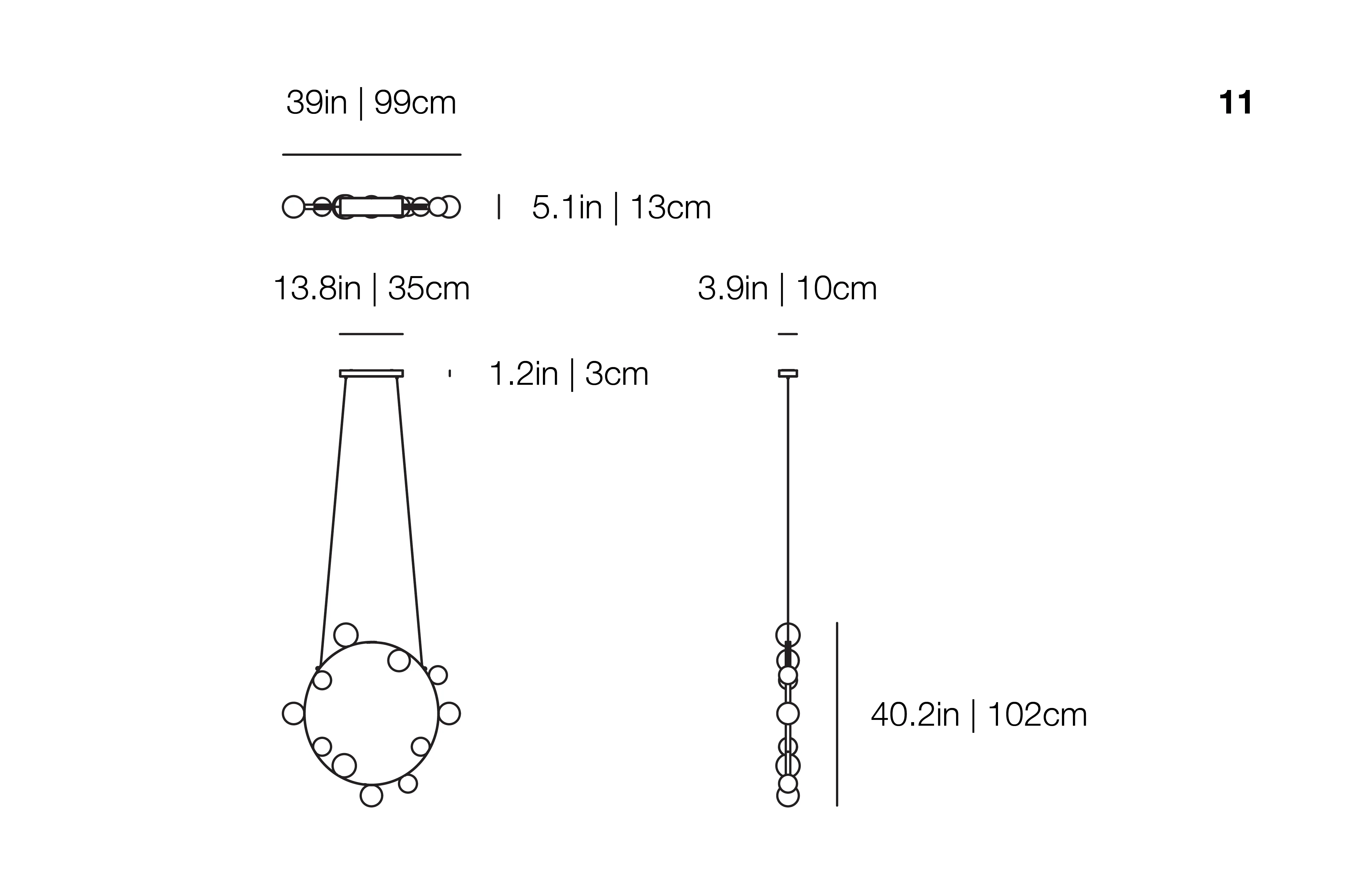 Hubble Bubble - Suspension Lamp