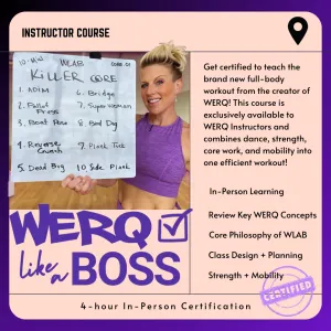 In-Person WERQ Like a Boss Pro Certification | Wixom, MI | 3/22/25