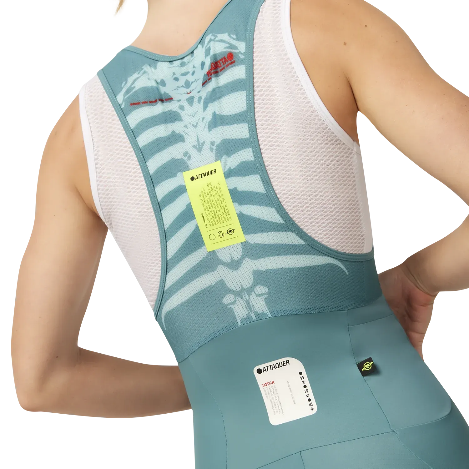 Intra Womens Bib Shorts Sea Foam
