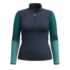 Intraknit Thermal Merino Base Layer Colorblock 1/4 Zip (Women's) - SW002837
