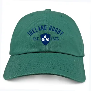 Ireland Rugby 1875 Navy Logo Dad Cap