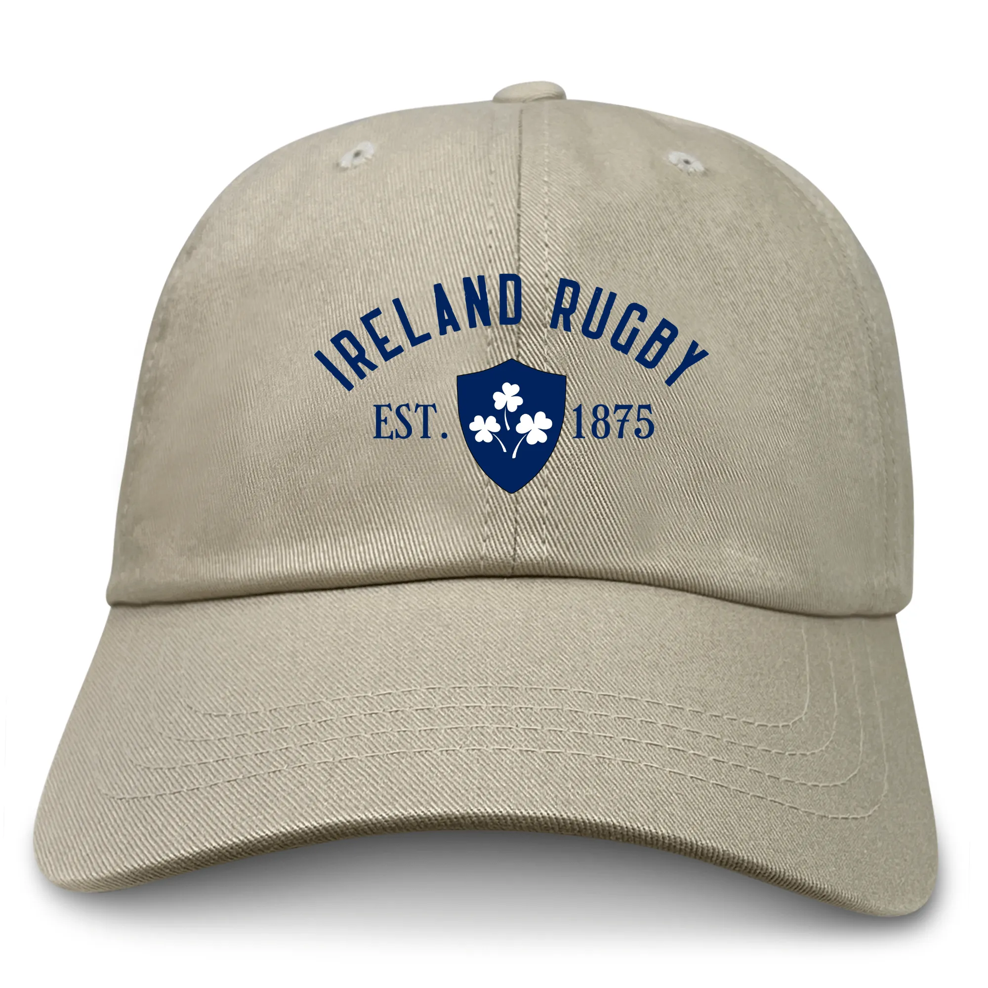 Ireland Rugby 1875 Navy Logo Dad Cap