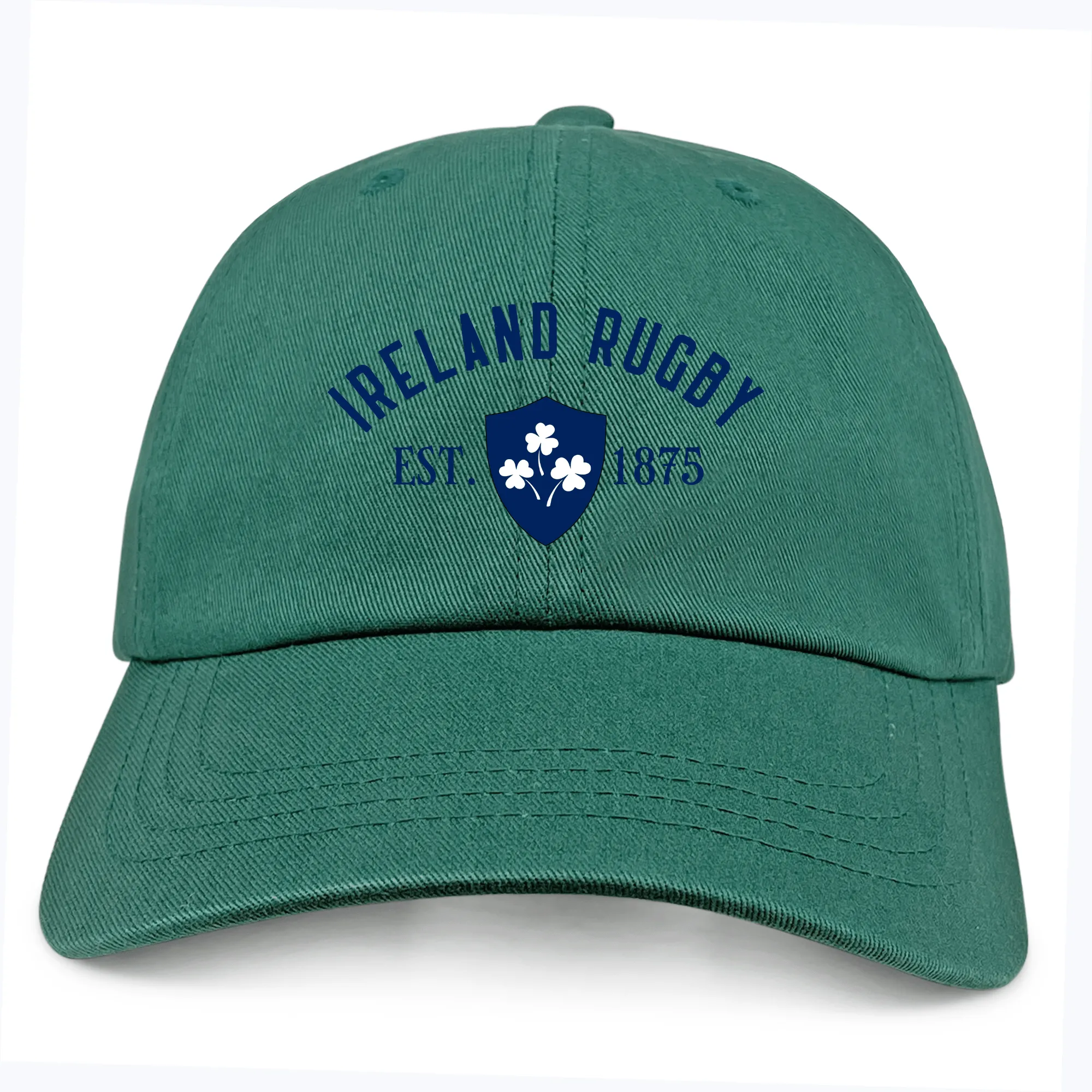 Ireland Rugby 1875 Navy Logo Dad Cap