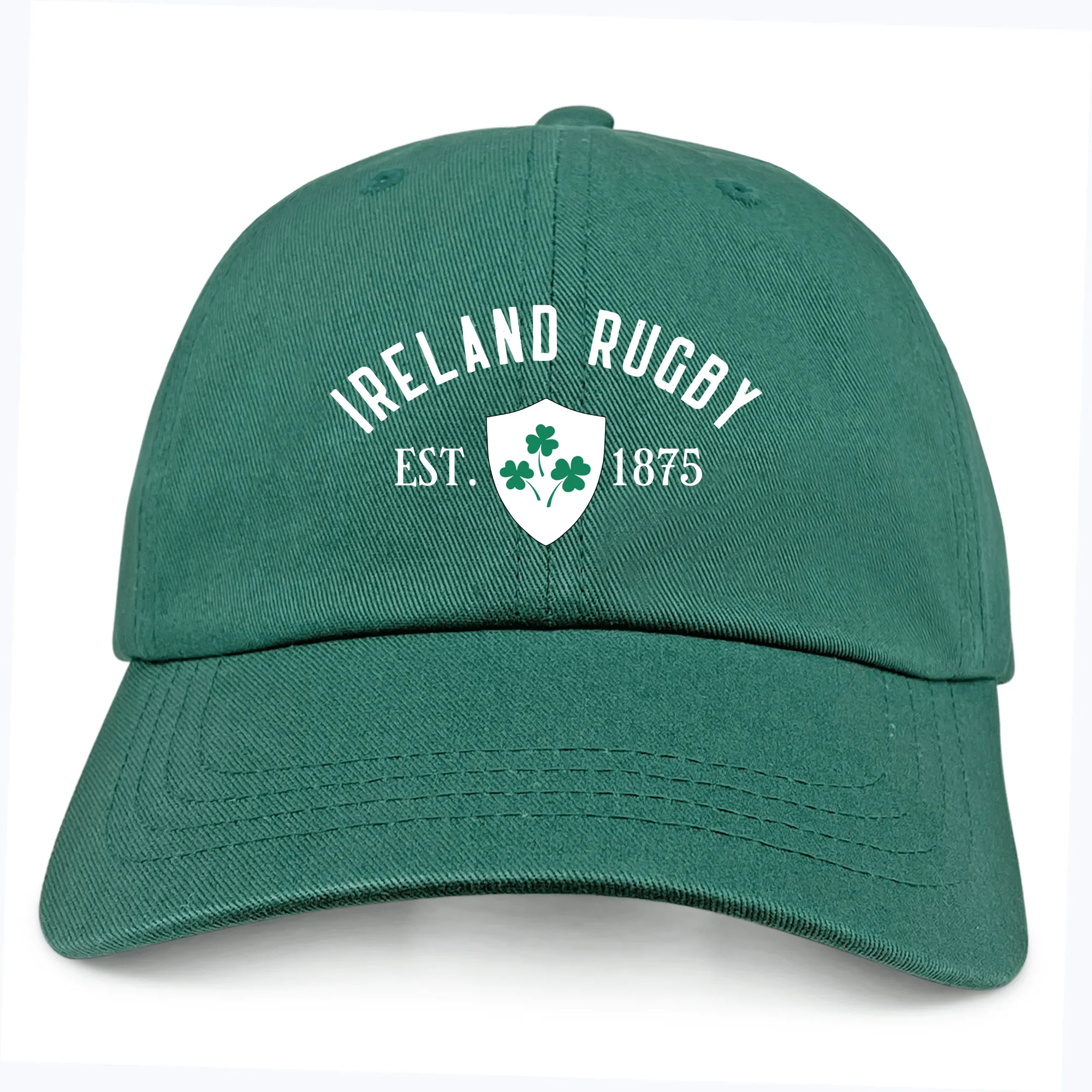 Ireland Rugby 1875 White Logo Dad Cap