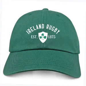 Ireland Rugby 1875 White Logo Dad Cap