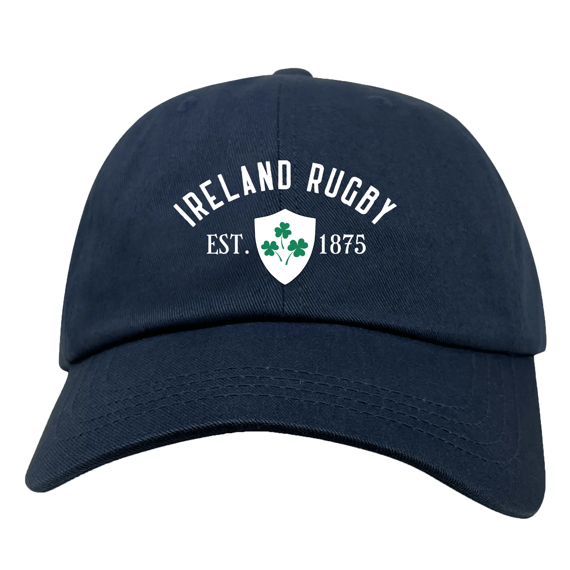 Ireland Rugby 1875 White Logo Dad Cap