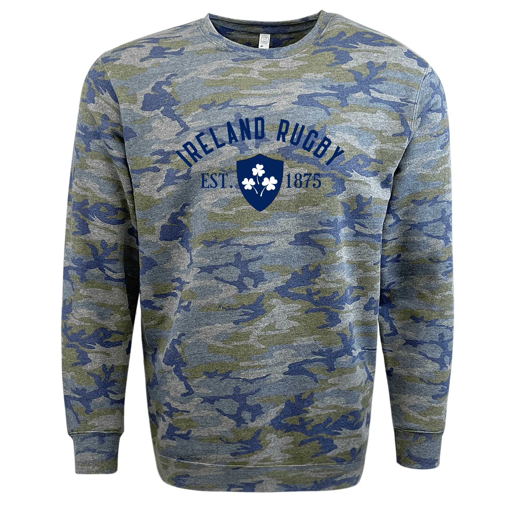 Ireland Rugby Est 1875 Camo Crew Sweatshirt
