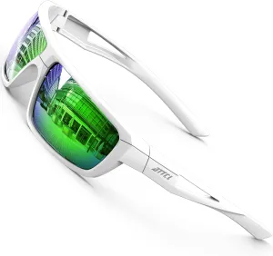JOLLYNOVA Sports Polarized Sunglasses For Men Cycling Driving Fishing 100% UV Protection