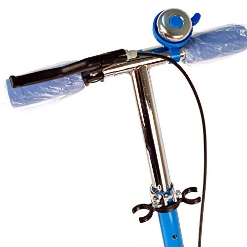 JOYESTA Kick Scooter for Kids 3 Wheeler Foldable Kick Skating Cycle with Brake and Bell, LED on Wheels and Height Adjustable for Boys and Girls for 3-7 Years (Blue)
