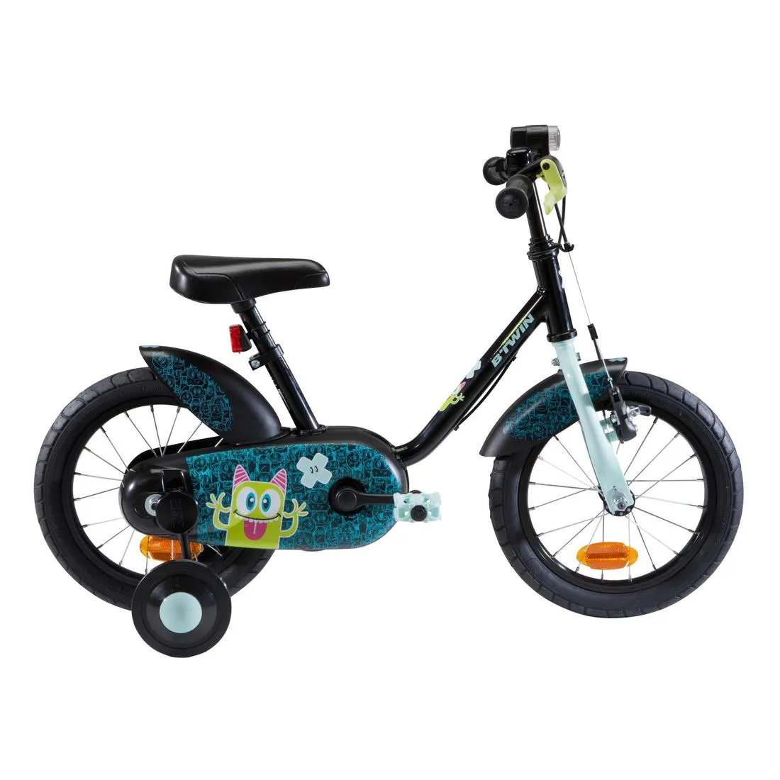 KIDS 14'' BIKE MONSTERS 500 3-5 YEARS OLD