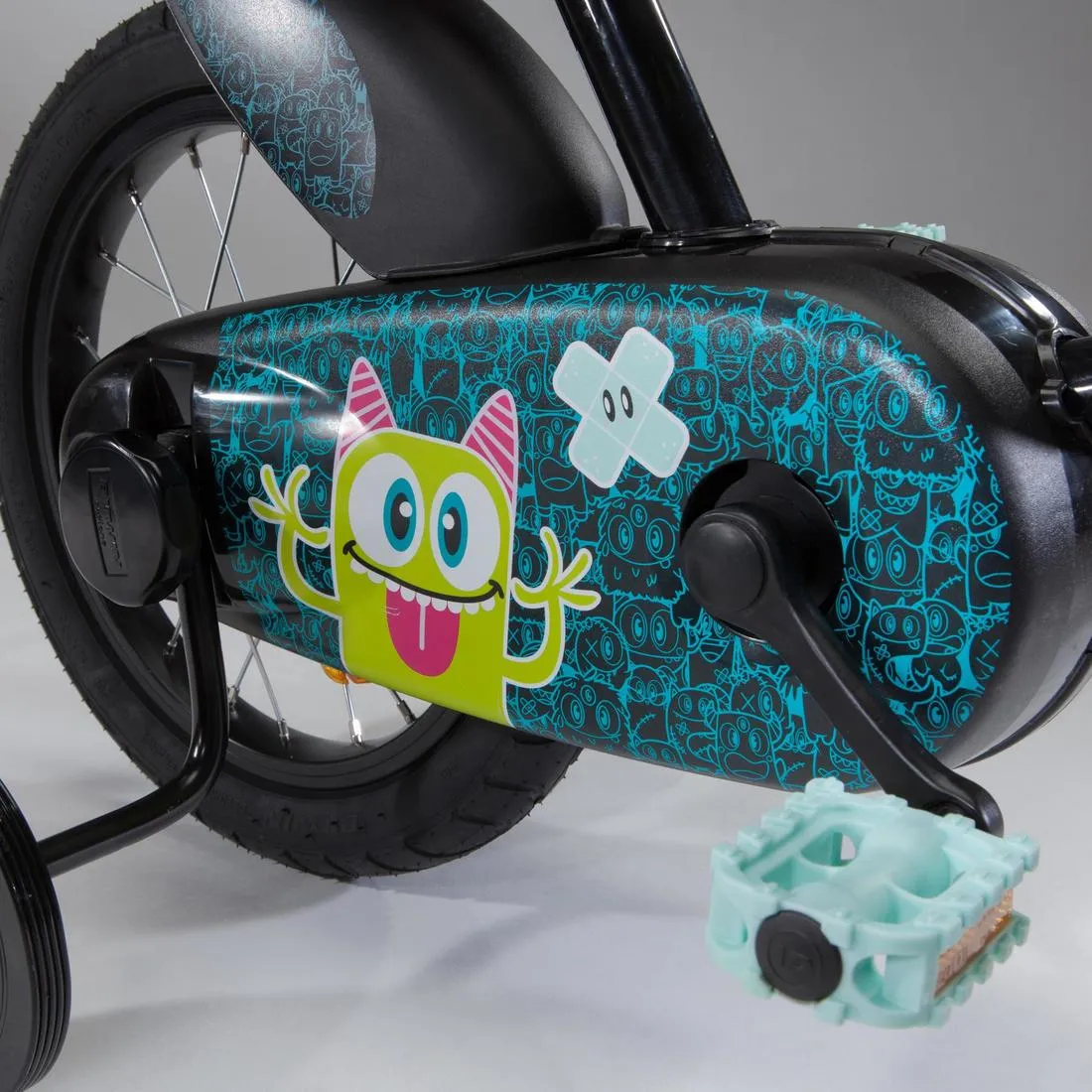 KIDS 14'' BIKE MONSTERS 500 3-5 YEARS OLD