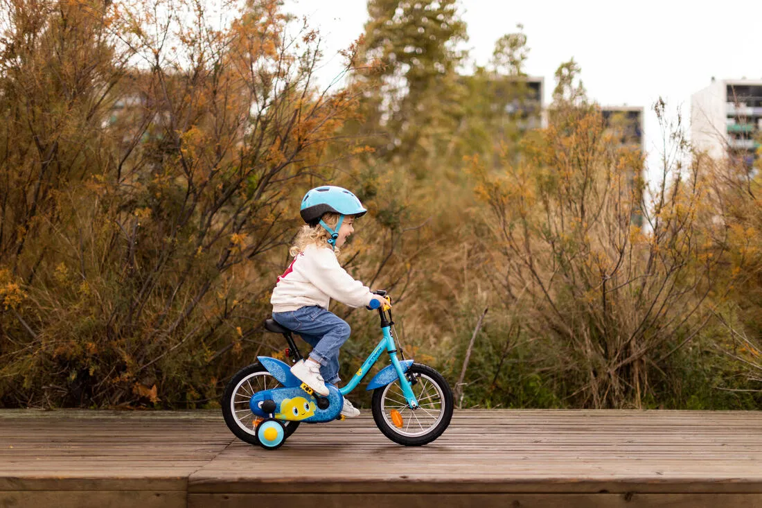 KIDS 14'' BIKE OCEAN 500 3-5 YEARS OLD