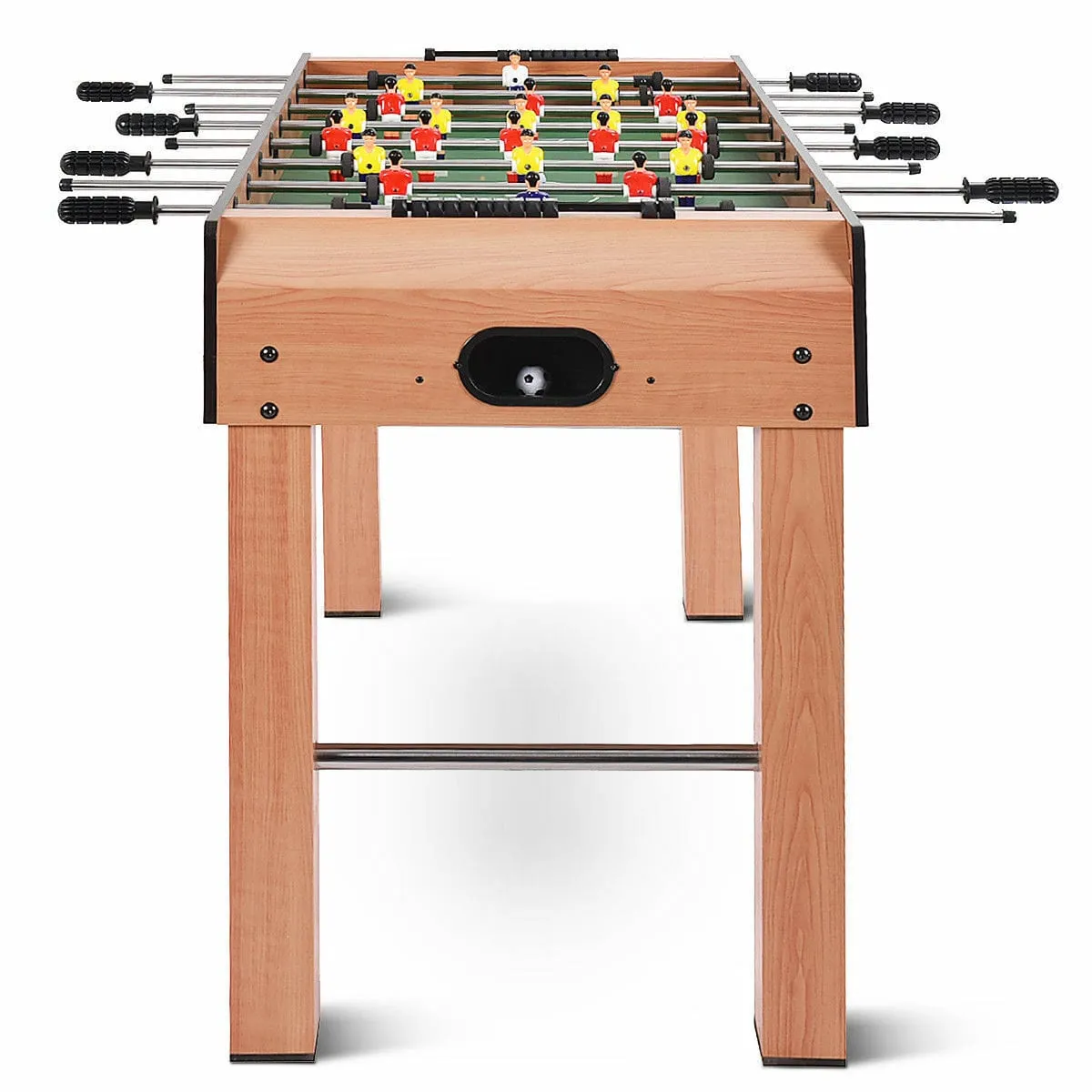 Kids Compact Wooden Indoor Mini Foosball Table Set