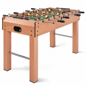 Kids Compact Wooden Indoor Mini Foosball Table Set
