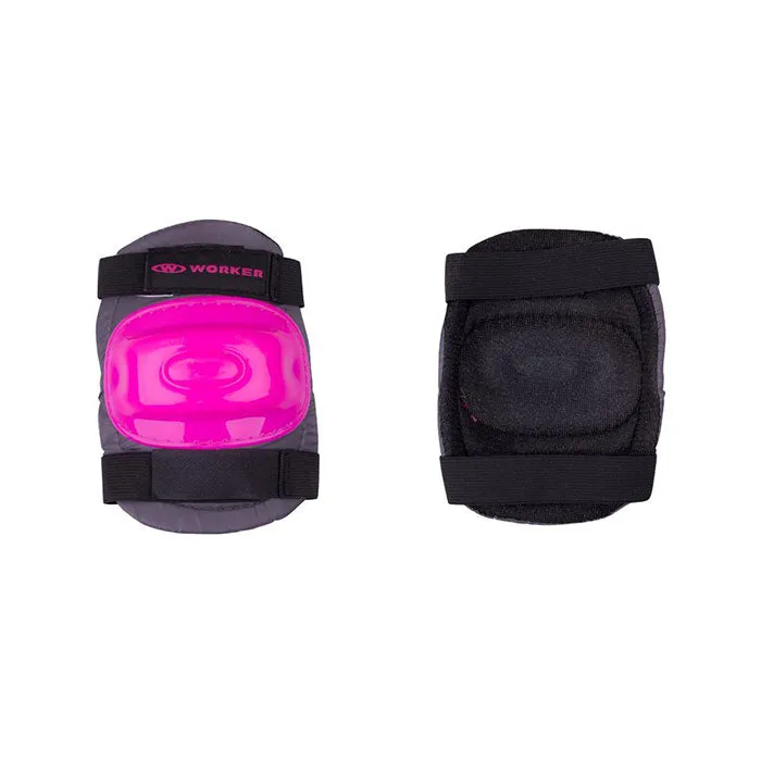Kids Cycling Elbows and Knees Pads Set - Pink