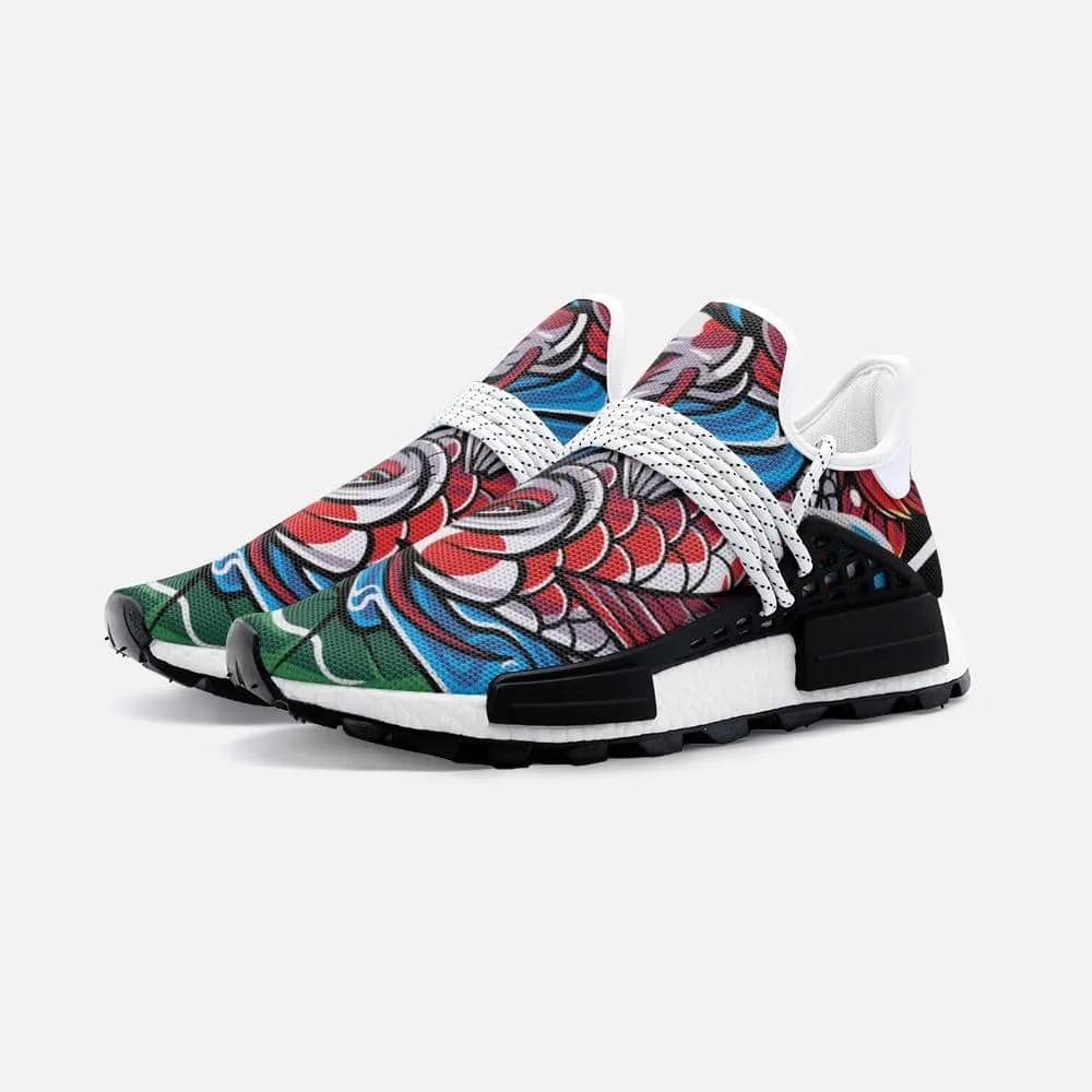 Koi fish Unisex Lightweight Custom shoes