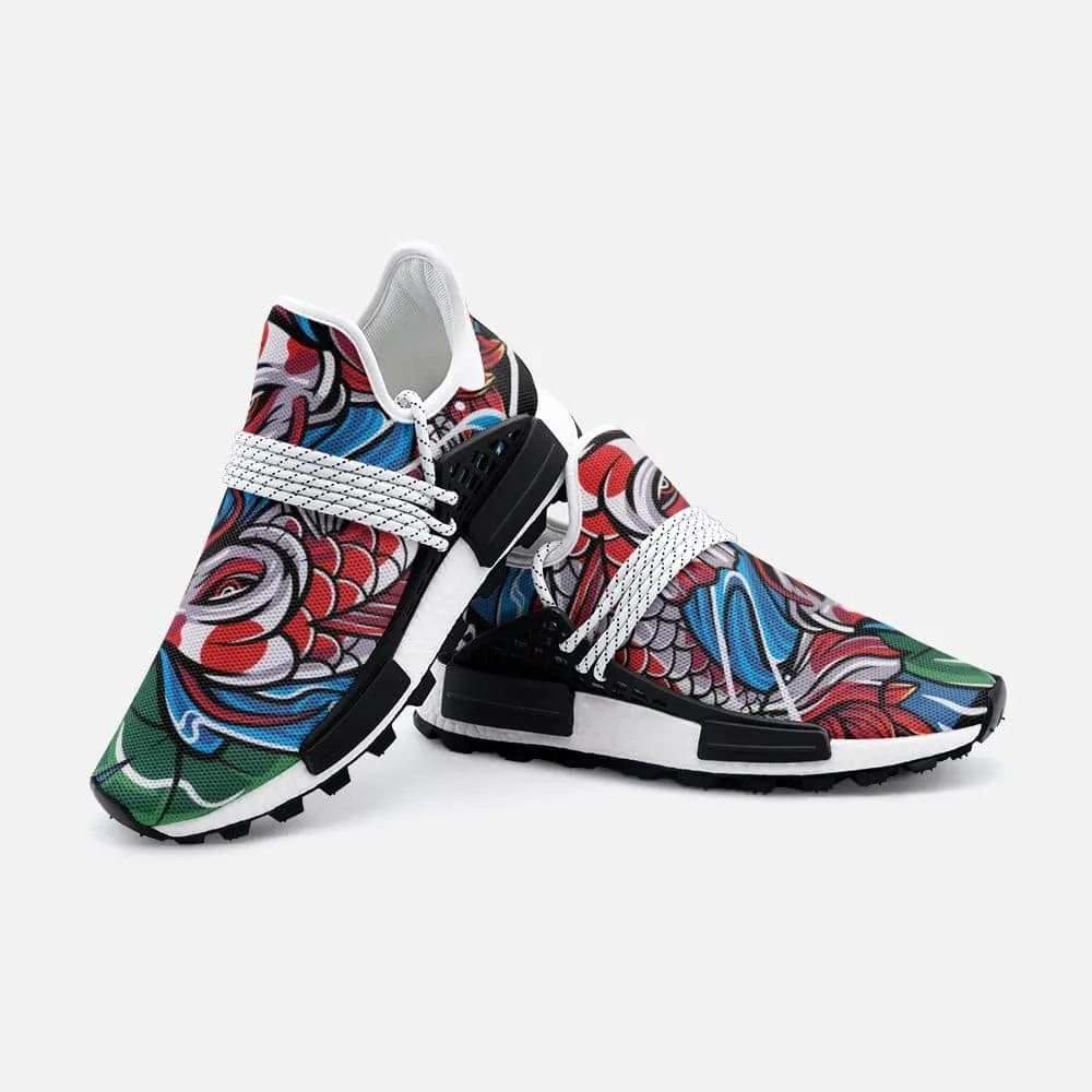 Koi fish Unisex Lightweight Custom shoes