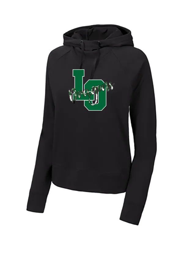 Ladies Lightweight French Terry Pullover Hoodie - LO Spirit