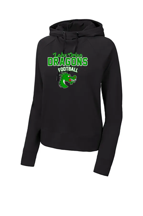 Ladies Lightweight French Terry Pullover Hoodie - LO Spirit