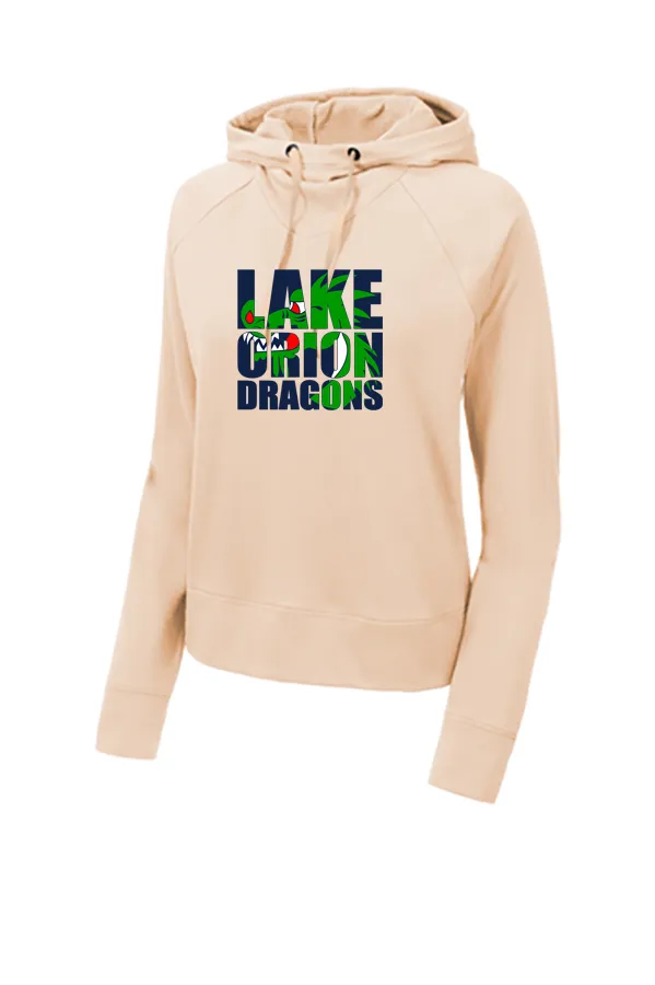 Ladies Lightweight French Terry Pullover Hoodie - LO Spirit