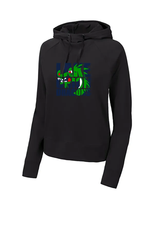 Ladies Lightweight French Terry Pullover Hoodie - LO Spirit