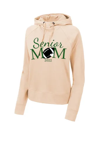Ladies Lightweight French Terry Pullover Hoodie - Senior Mom