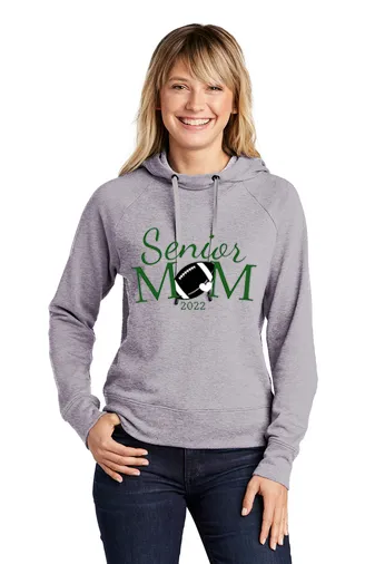 Ladies Lightweight French Terry Pullover Hoodie - Senior Mom