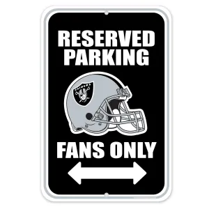Las Vegas Raiders 10x15 Parking Sign