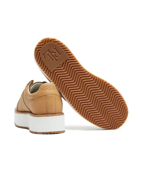 LAUREN RALPH -Leather sneakers AMELIA