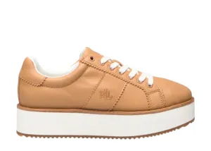 LAUREN RALPH -Leather sneakers AMELIA