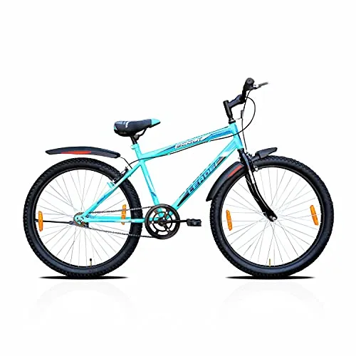 Leader Men's Single Speed MTB 26T Mountain Bicycle (Sea Green, Above 10 Years, 18", 26 x 2.125)…