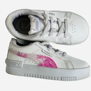 Leather Sneakers with Elastic Laces, 8C // Puma