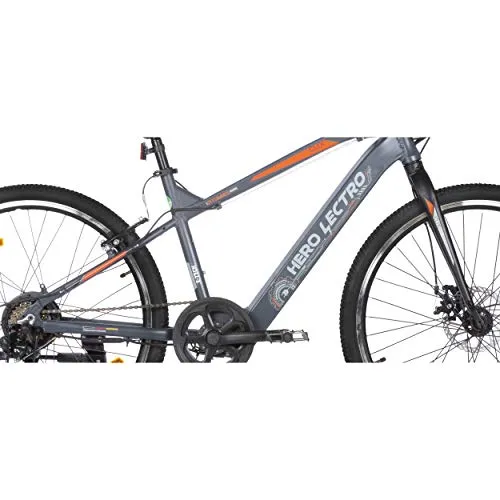 Lectro Unisex 7S Speed Clix 26T Electric Cycle (16", Dark Grey & Black, 26 x 1.90", 26" x 2.125")