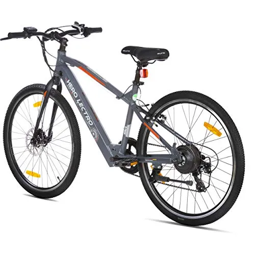 Lectro Unisex 7S Speed Clix 26T Electric Cycle (16", Dark Grey & Black, 26 x 1.90", 26" x 2.125")